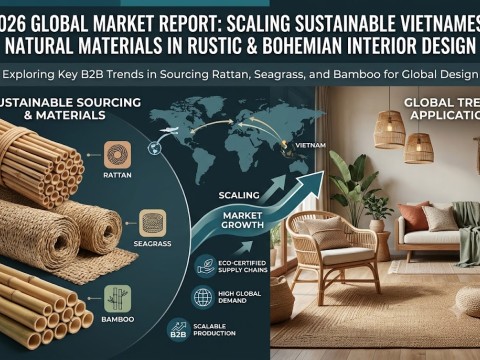 2026 Global Market Report: Scaling Sustainable Vietnamese Natural Materials in Rustic & Bohemian Interior Design